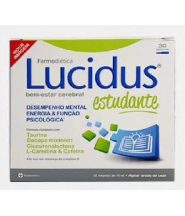 Lucidus Estudante - 30 Ampolas - Farmodietica